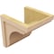 Ekena Millwork 12"W x 12"D x 12"H Wide Warren Rough Cedar Woodgrain TimberThane Corbel, Primed Tan CORUR12X12X12WARRCPR - alternate 5